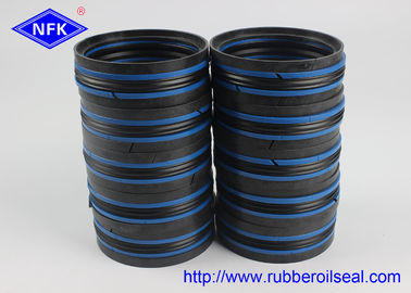 Anti-wear DAS Hydraulic Piston Seals Combined , Busak+Shamban seal Double Acting NBR POM TPE Material