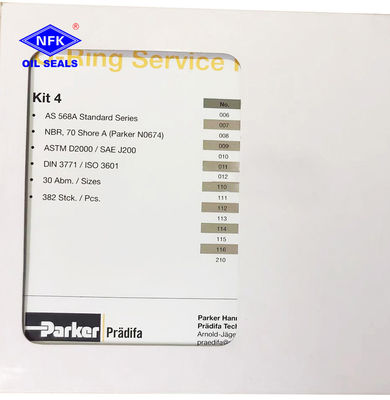 O-ring Box Kit American Parker (original) Spot Wholesale Set Small Nitrile Rubber O Ring Box for Mechanical Hydraulic Systems