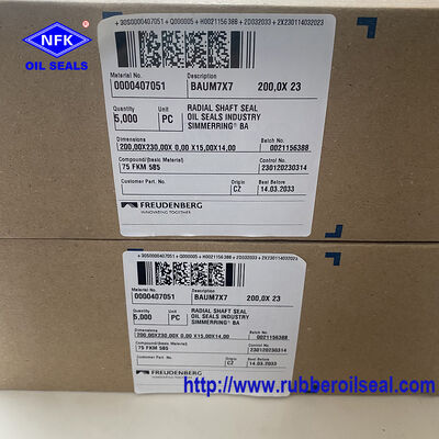 CFW BAUM7X7 200x230x15x14 FKM 585 Oil Seal High Temp Rubber Part for Heavy Industrial Machinery Maintenance Bulk Wholesale In Stock