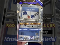 Instalador de sello de barra Instalación de sello de aceite Máquina hidráulica Herramientas neumáticas Conjunto de accesorios Caja de herramientas