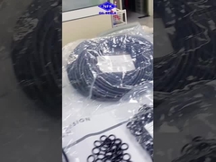 Juntas tóricas de goma japonesas al por mayor de alta calidad, sellado NBR negro para la industria de la construcción