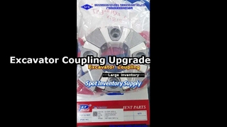 Acoplamiento de eje de caucho PET de Taiwán para excavadora